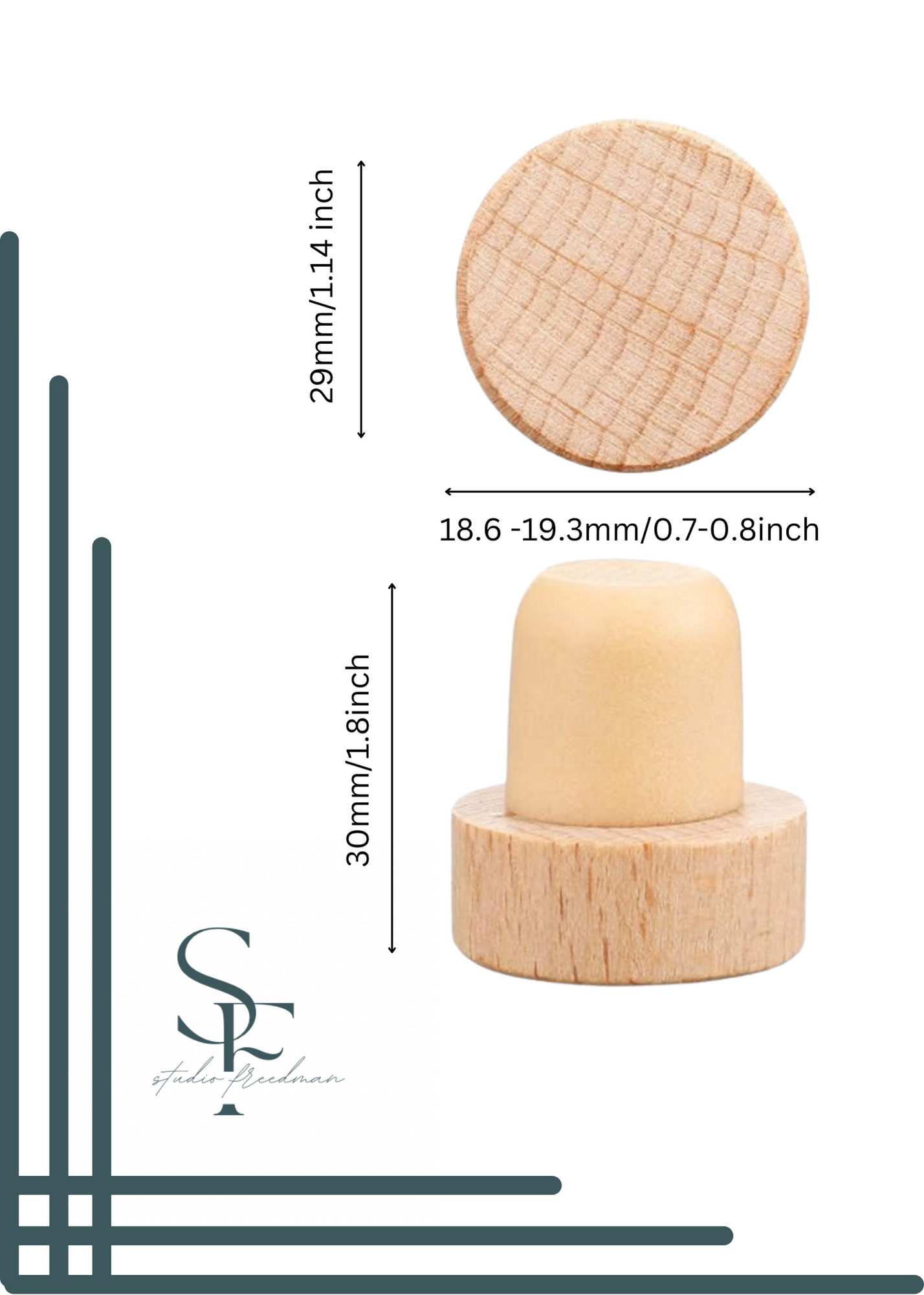 Custom Reusable Wine Corks