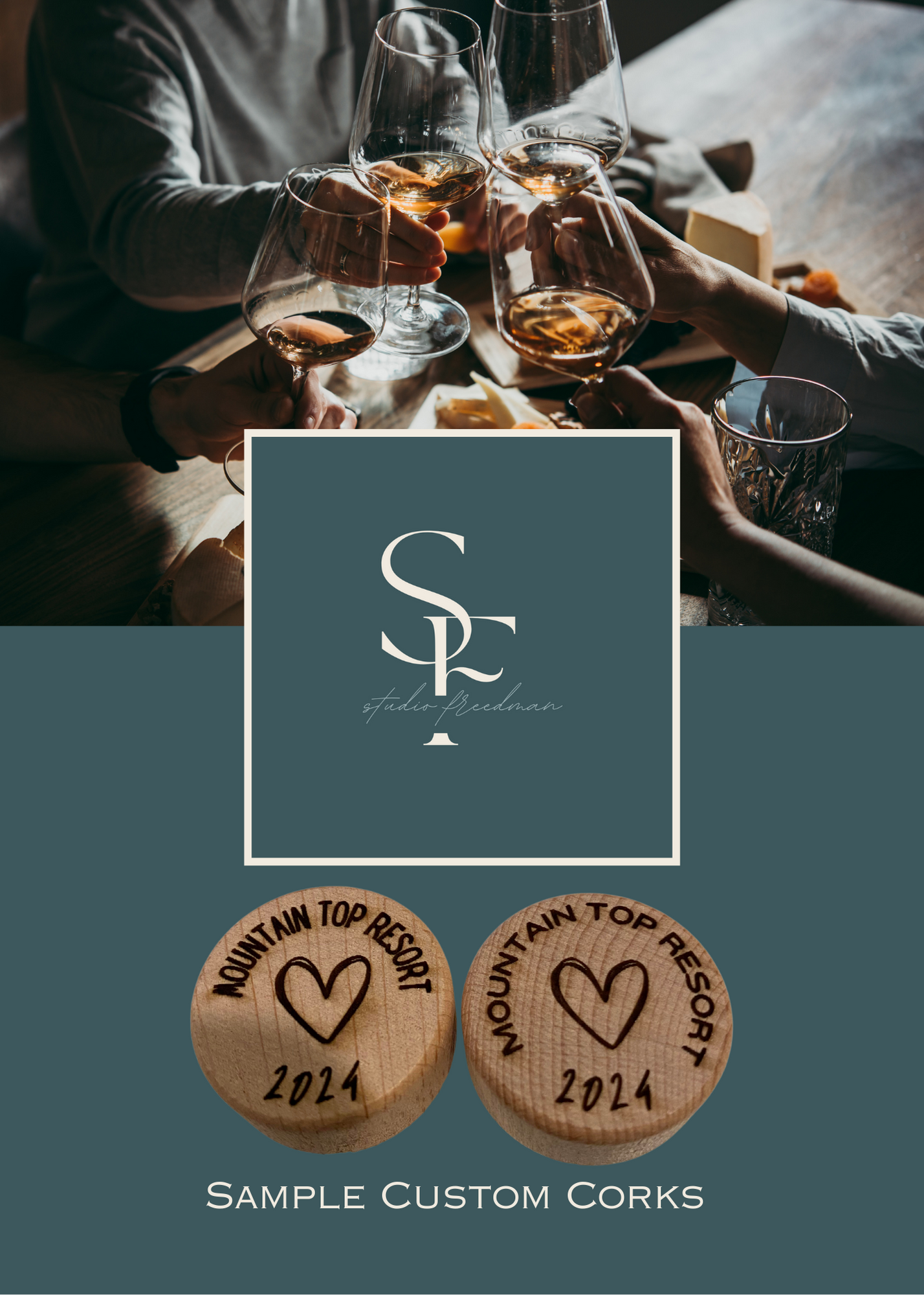 Custom Reusable Wine Corks